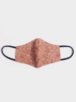 Face Mask, Coral Tonbo (filter Pocket)