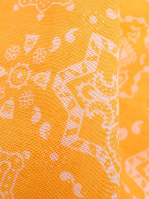 Bell Print Bandana - Yellow