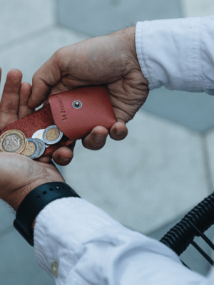 Asset Leather Coin Holder Pouch