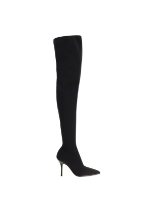 Paris Texas Pointed-toe Thigh-high Boots