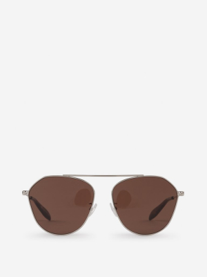 Alexander Mcqueen Eyewear Aviator Sunglasses