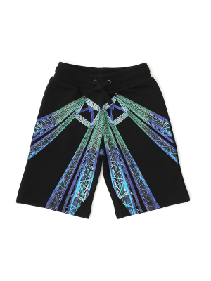 Marcelo Burlon County Of Milan Kids Graphic Printed Shorts