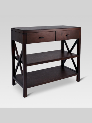 Owings Console Table With 2 Shelf And Drawers - Threshold™