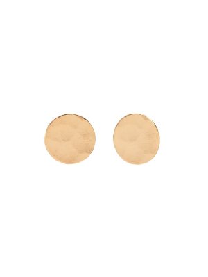 Textured Disc Earrings