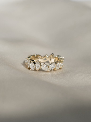 Marquise + Pear Eternity Ring