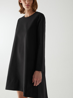 Cotton Constructed A-line Dress