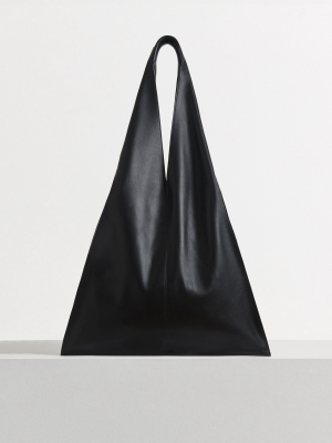 Triangle Bag In Nappa Leather - Black