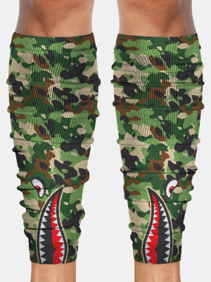 War Shark Ii Jungle Camo Football Leg Sleeves