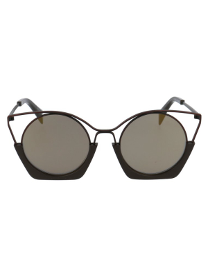 Yohji Yamamoto Cat Eye Frame Sunglasses