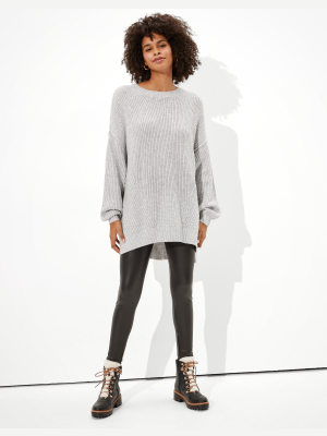 Ae Oversized Dreamspun Crew Neck Sweater