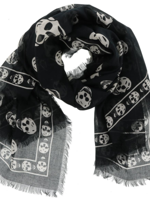 Alexander Mcqueen Skull Scarf