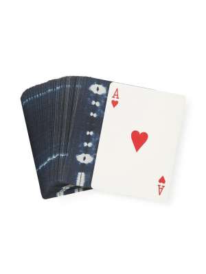 Dots & Shells Indigo - Playing Cards