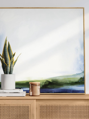 30" X 30" Surrounded Floating Framed Printed Canvas - Project 62™