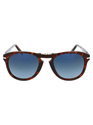 Persol 714 Round Frame Folding Sunglasses