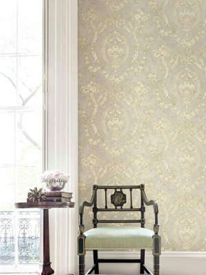 Frills Cameo Wallpaper In Plated From The Vintage Home 2 Collection By Wallquest