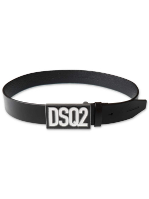 Dsquared2 Kids Logo Plaque Buckle Belt