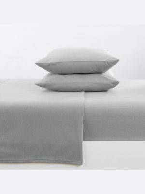 Great Bay Home Christina Solid Fleece Sheet Sets