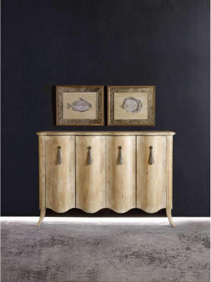 Melange Draped Credenza