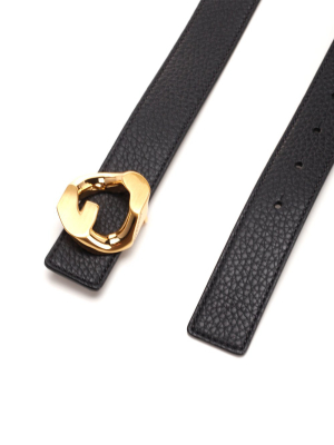 Givenchy Sculpted G Buckle Belt