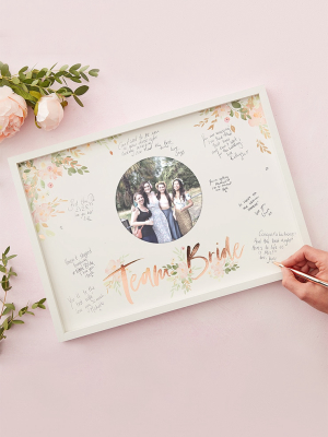 Ginger Ray Frame Guest Book