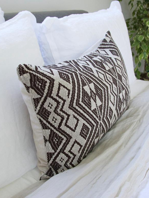 Ebony Lumbar Pillow - 14x22