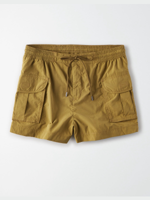 Ae High-waisted Nylon Sport Short