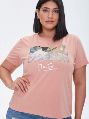 Plus Size Alphonse Mucha Tee