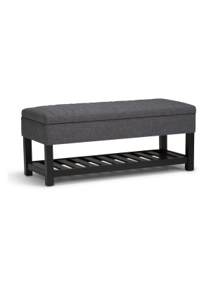 Ashton Storage Ottoman Bench - Wyndenhall