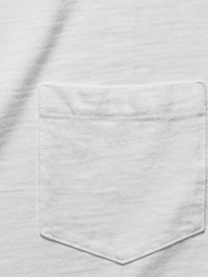 Garment Dyed Pocket Tee - White