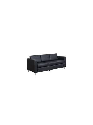 Vinyl Reception Sofa - Global Furniture