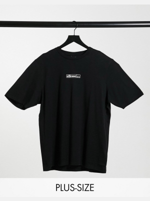 Ellesse Plus Bamboo Logo T-shirt In Black