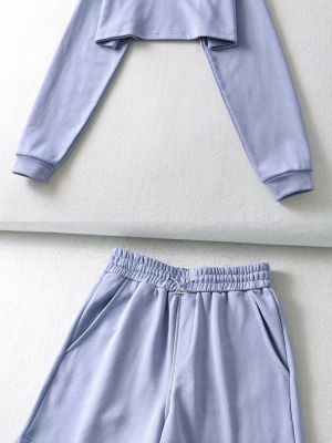 'abbey' Cropped Top & Shorts Set (5 Colors)