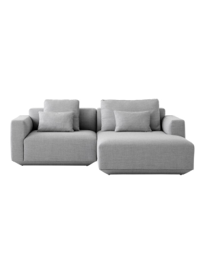 Develius Models B & C -  Sofa W/ Chaise Lounge