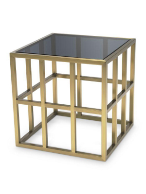 Eichholtz Lazare Side Table - Gold & Black