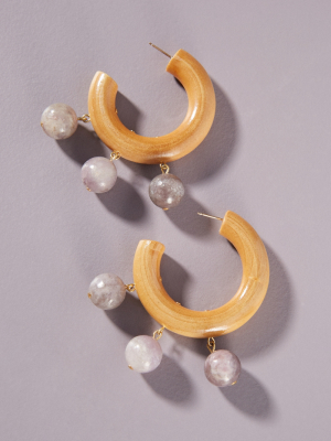 Sophie Monet Tambourine Hoop Earrings