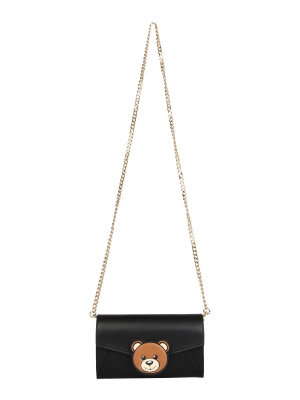 Moschino Teddy Chain Clutch Bag