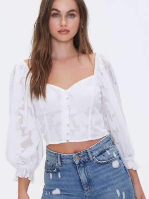 Sweetheart Burnout Top