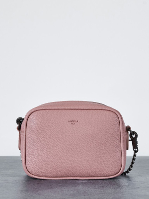 Grace Micro Crossbody [signet] - Coral Pink