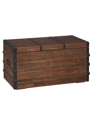 Kettleby Storage Trunk Brown - Signature Design By Ashley