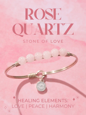 Rose Quartz Energy Stone Bracelet For Love