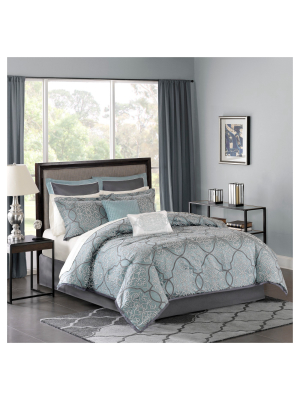 Octavia Jacquard Comforter Set - 12pc