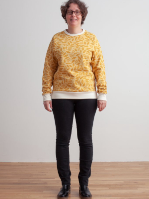 Adult Sweatshirt - Elderberries Ochre