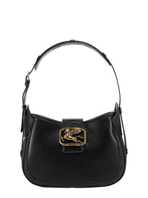 Etro Pegaso Plaque Shoulder Bag