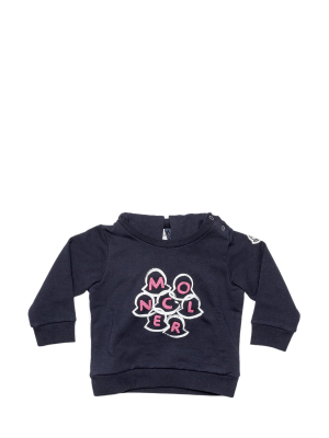 Moncler Enfant Logo Embroidered Hoodie