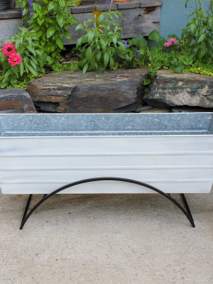 24" Odette Stand With Flower Box Planter - Achla Designs