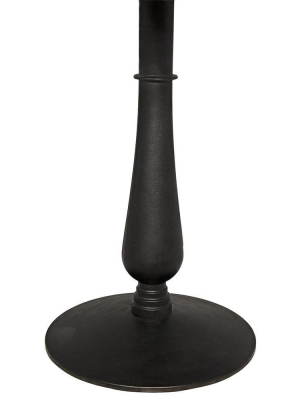 Noir Cobus Side Table - Matte Black