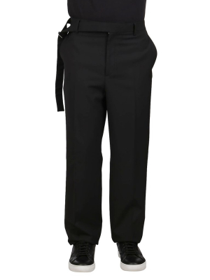 Valentino Belted Tailored Trousers