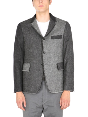 Thom Browne Panelled Single-breasted Blazer