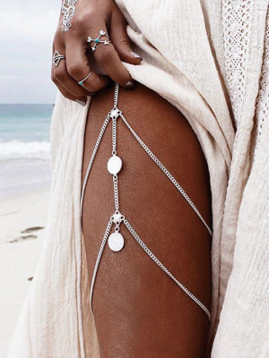 Boho Multilayer Thigh Chain