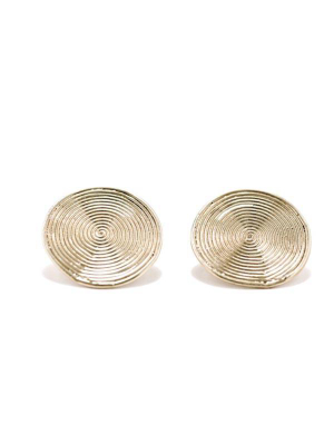 Smithson Studs: Gold Plated